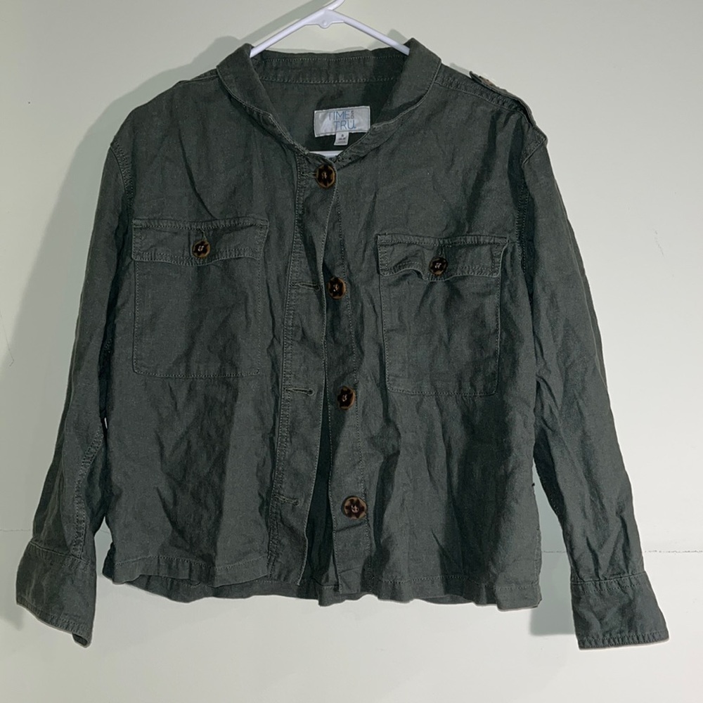 Girls Dark Green Jacket